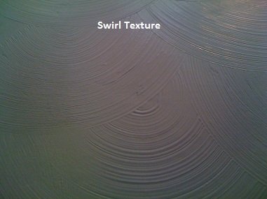 Picture of swirl drywall texture